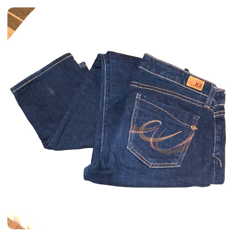 Express X2 Regular Low Rise Jeans, Size 6